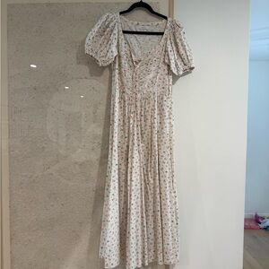 Doen floral midi Dress